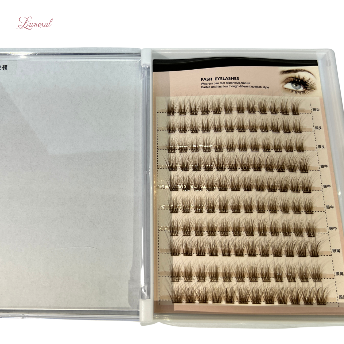 Individual Cluster Eyelashes β Lightweight & Natural Finish