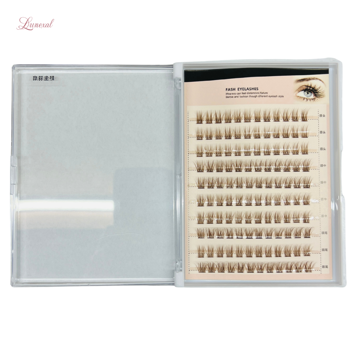 Individual Cluster Eyelashes β Lightweight & Natural Finish