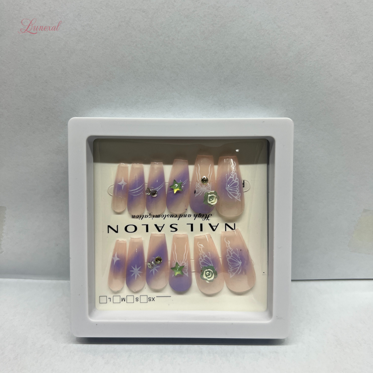 Stylish Press-On Nail Set – Salon Finish at Home (12 Pcs)