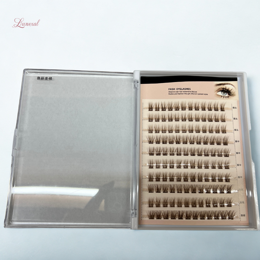 Individual Cluster Eyelashes – Lightweight & Natural Finish