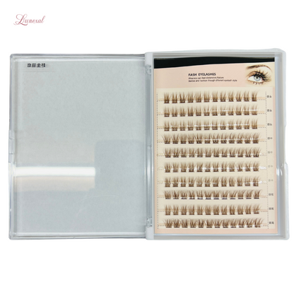 Individual Cluster Eyelashes – Lightweight & Natural Finish