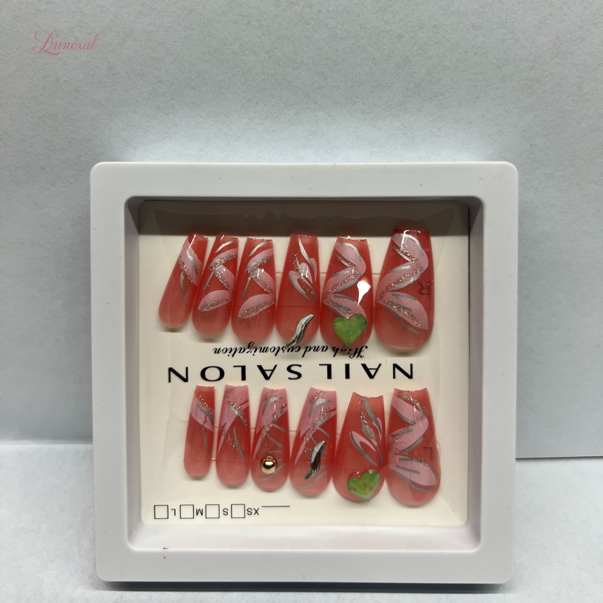 Stylish Press-On Nail Set – Salon Finish at Home (12 Pcs)