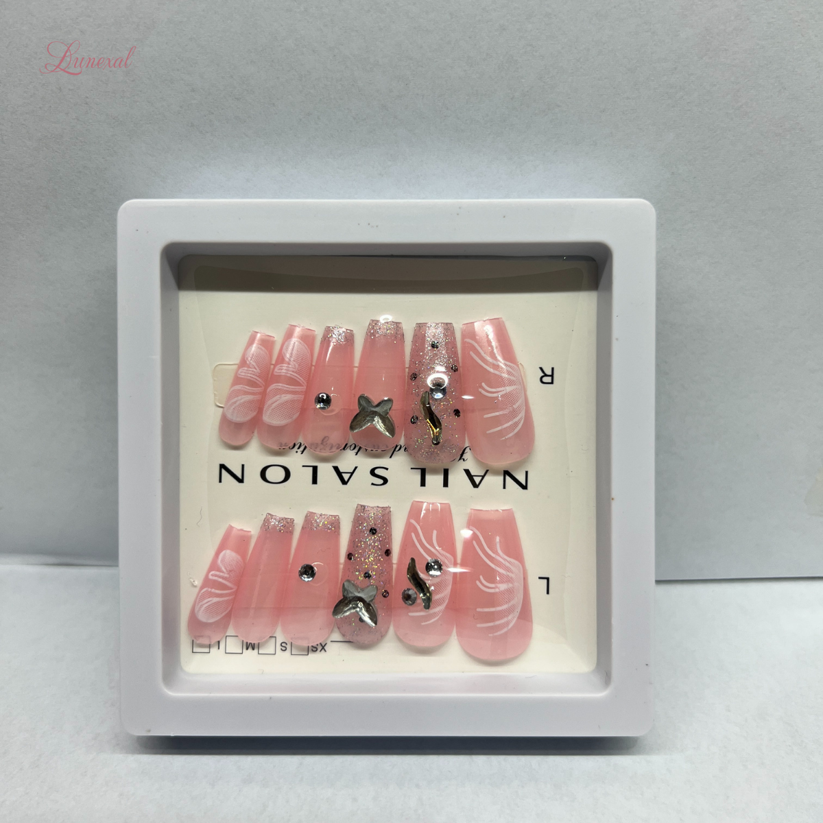 Stylish Press-On Nail Set – Salon Finish at Home (12 Pcs)