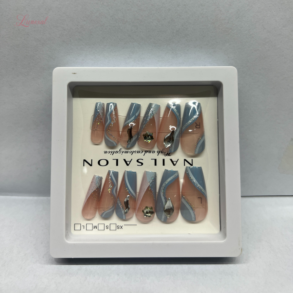 Stylish Press-On Nail Set – Salon Finish at Home (12 Pcs)