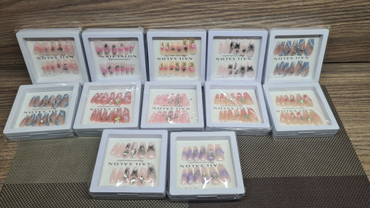 Stylish Press-On Nail Set – Salon Finish at Home (12 Pcs)
